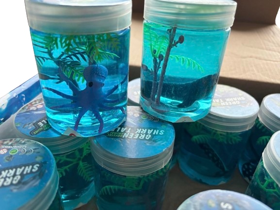 SLIME MASA PLASTYCZNA PŁYNNA PLASTELINA GLUT ZWIERZĘTA MORSKIE Certyfikaty, opinie, atesty CE