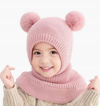 

Ciepła Czapka Zimowa Dla Dzieci Kominiarka 2-6 Lat