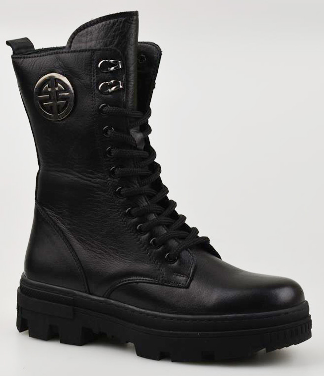 Dámské Kotníkové Boty Černé Vacarro 498 vel. 40 Kožené Kanady Zateplené Dárek