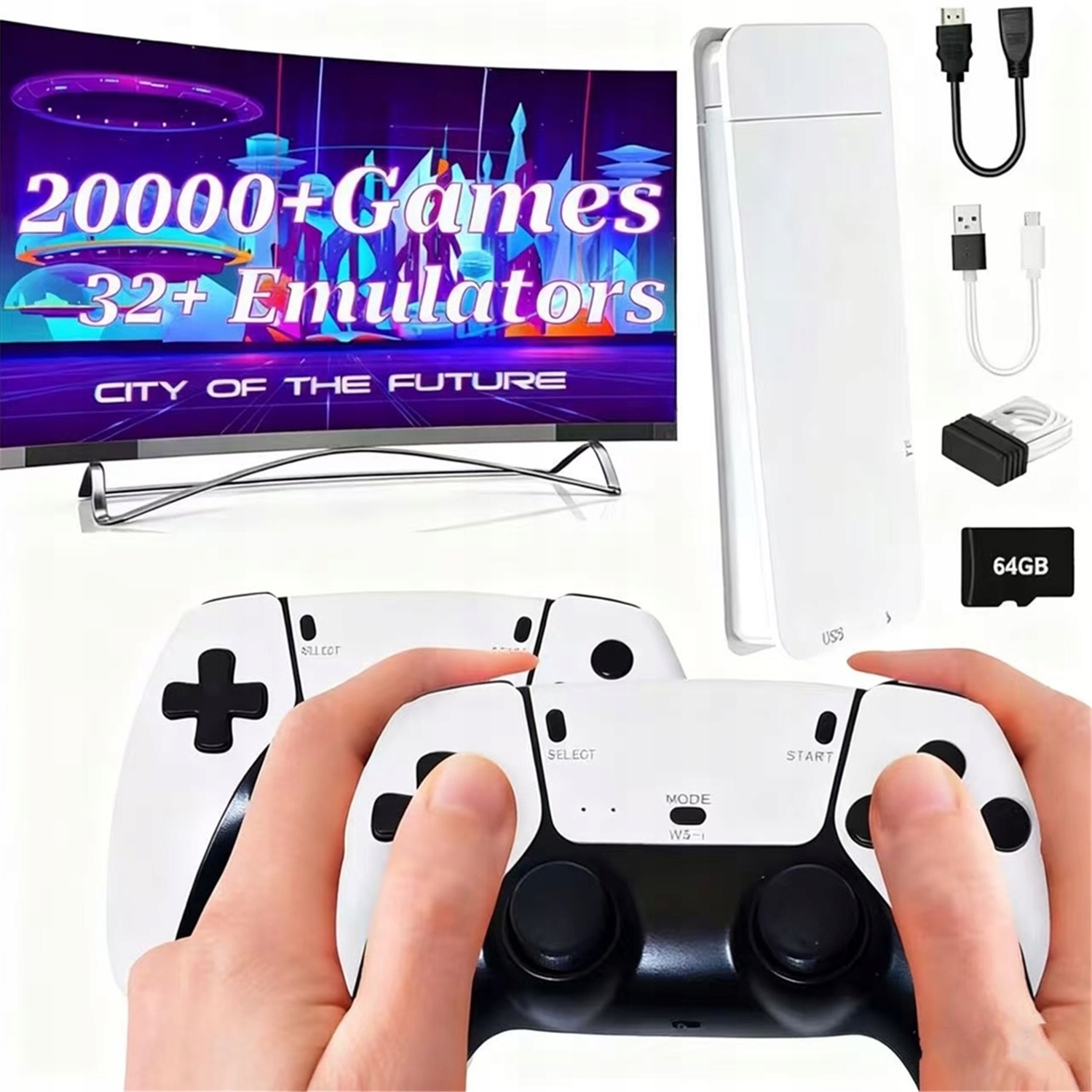 Hra Retro Konzole Hdmi Game Box 20 000 Televizních Her Televizní Emulátor 2 Pady