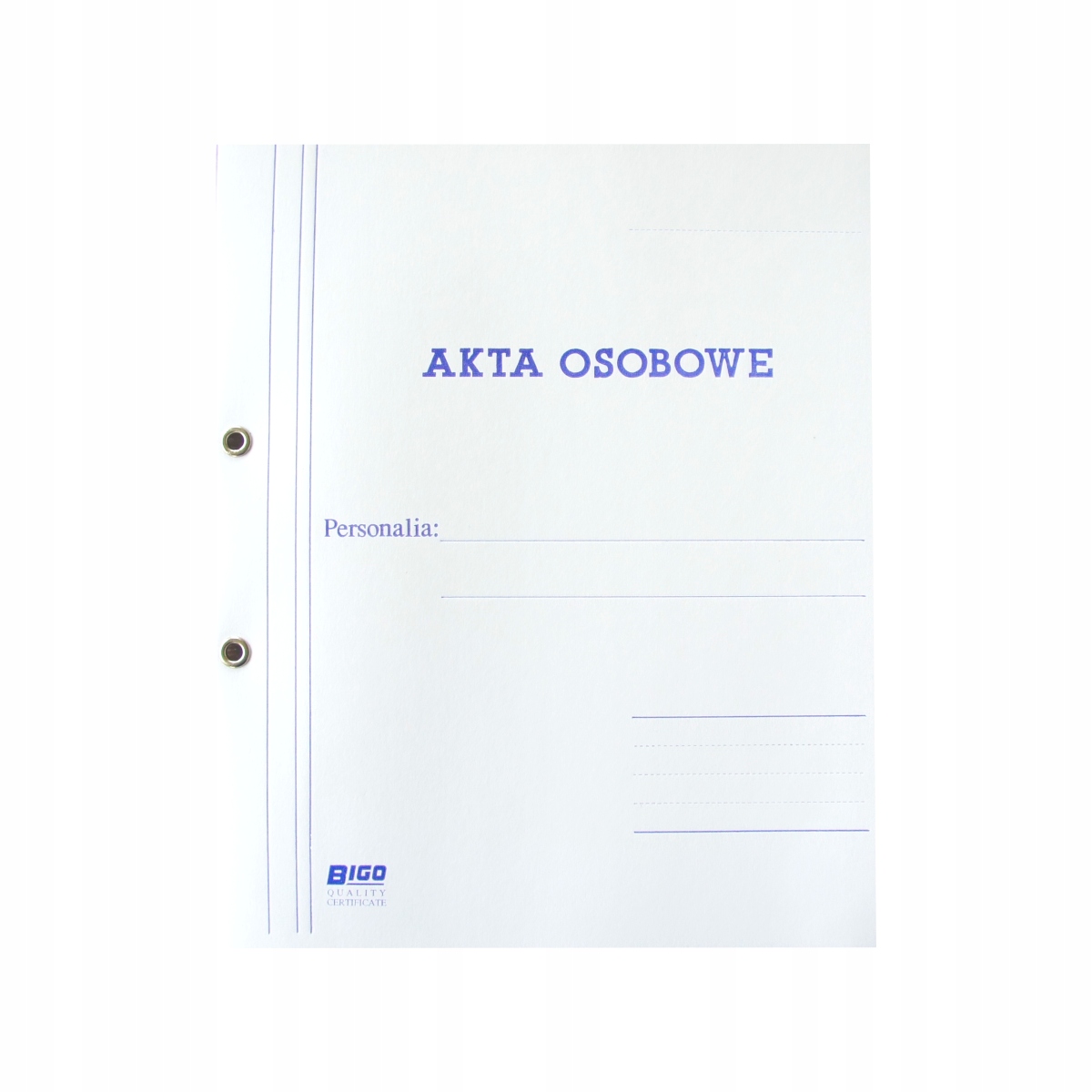 

Teczka do akt osobowych oczkowa Bigo 10 szt.