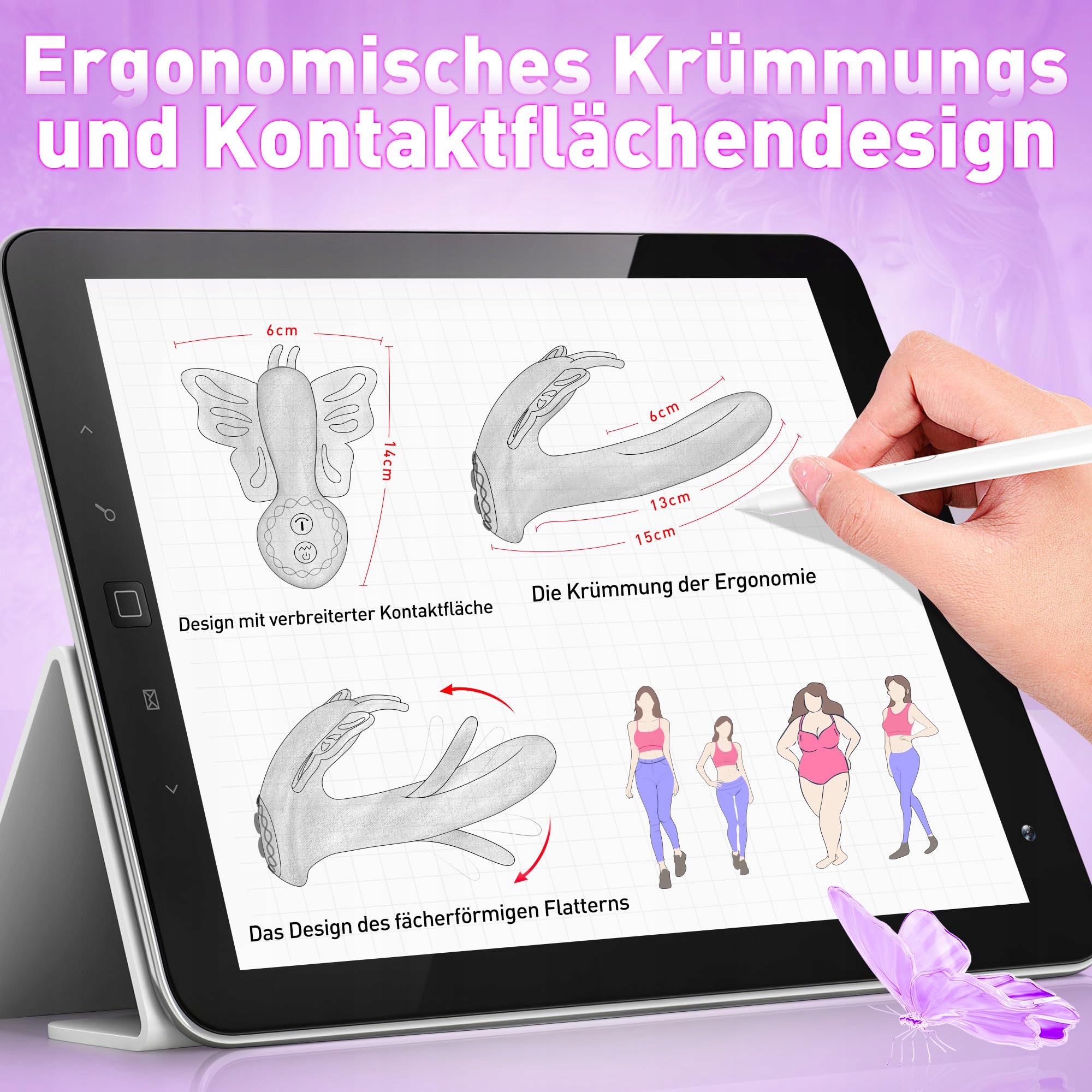DILDO VIBRATOR Zdalnie Sterowany Stymulator Klitorisu dla Kobiet 9 Trybów — miniatura 4