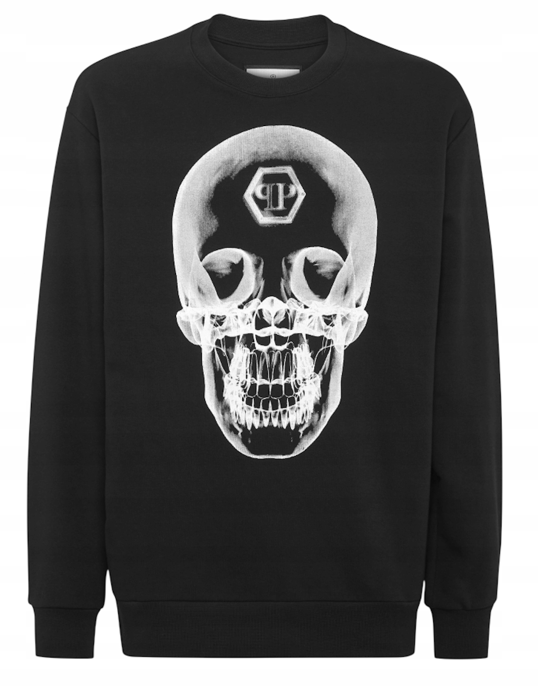 Philipp Plein Pánská Mikina Černá S Potiskem Bavlna vel. XL
