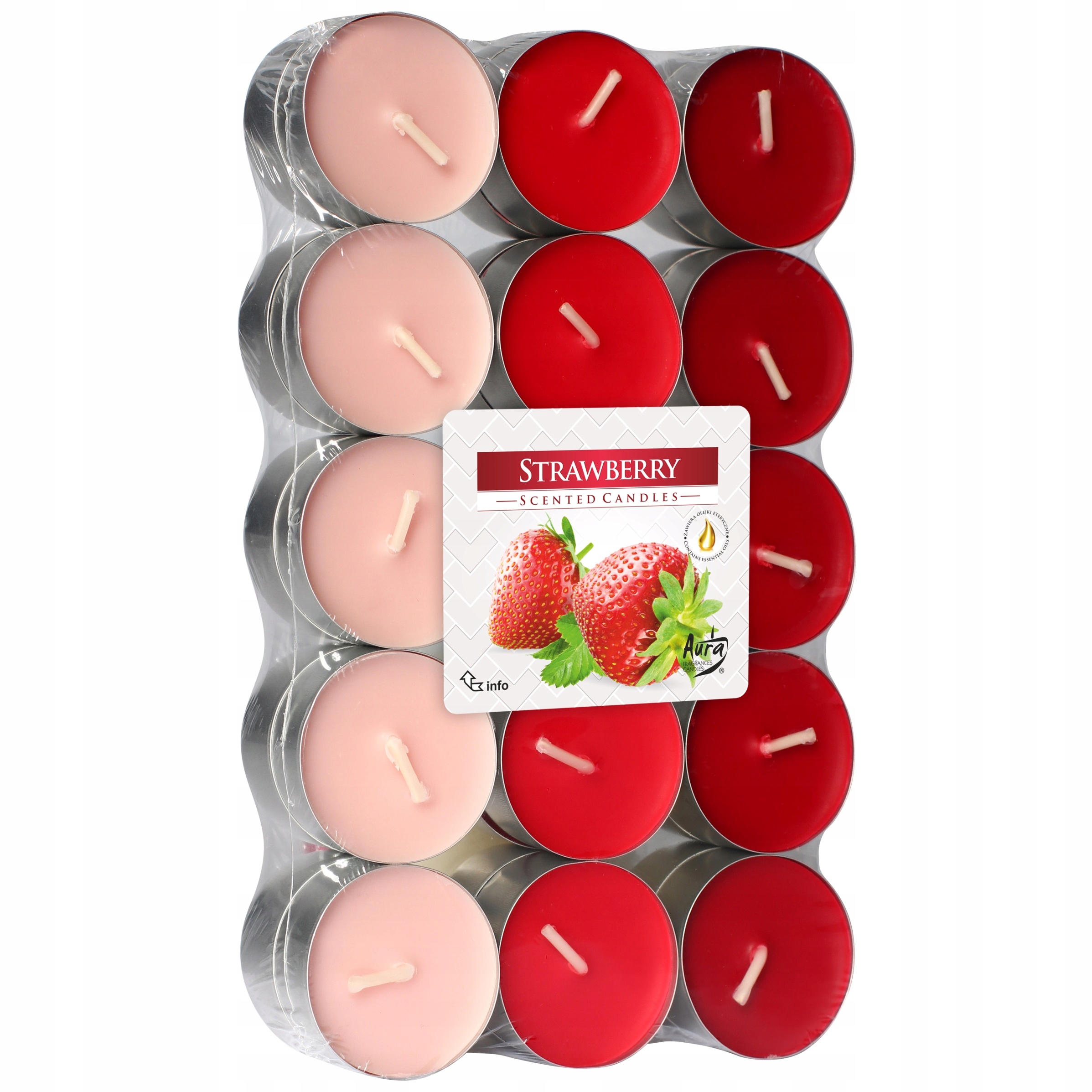 

Podgrzewacze Tealight Truskawka Truskawkowe 4H 30S