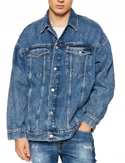 Oversize džínová bunda Calvin Klein Jeans J30J319047 XL