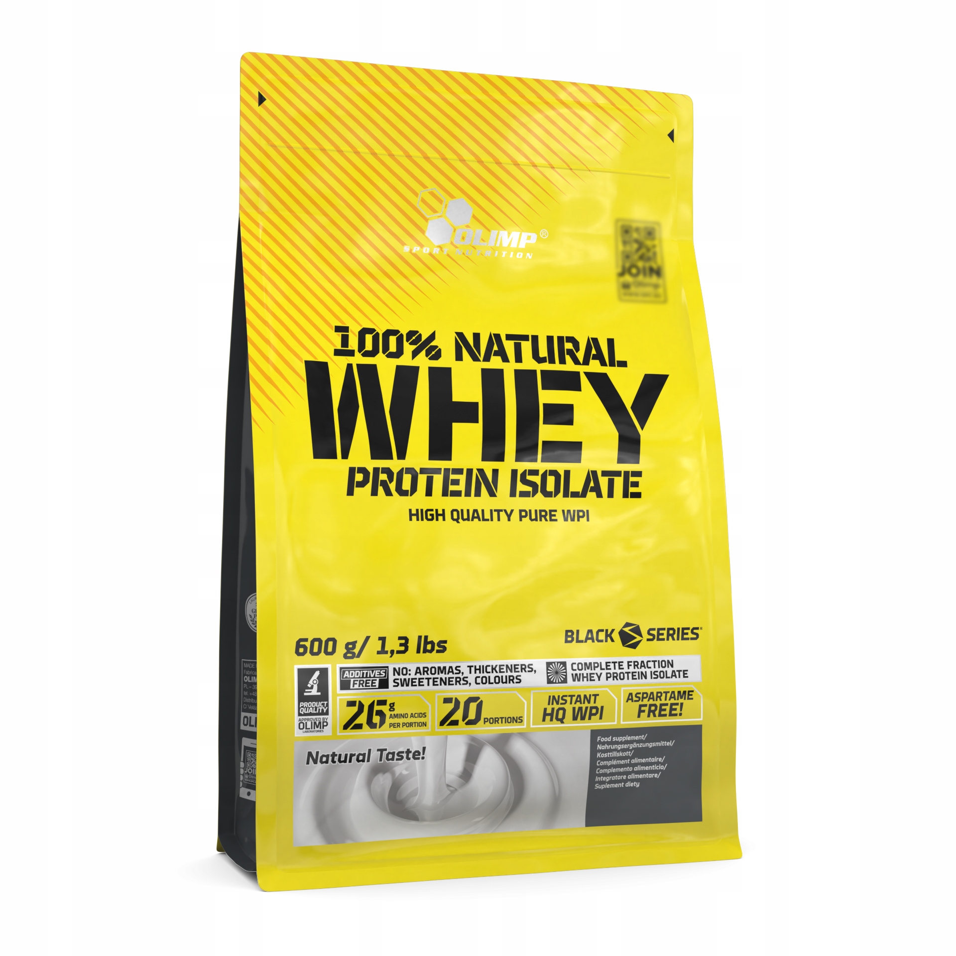OLIMP 100% Natural Whey Protein Isolate 600g Białko Serwatki Izolat — 3