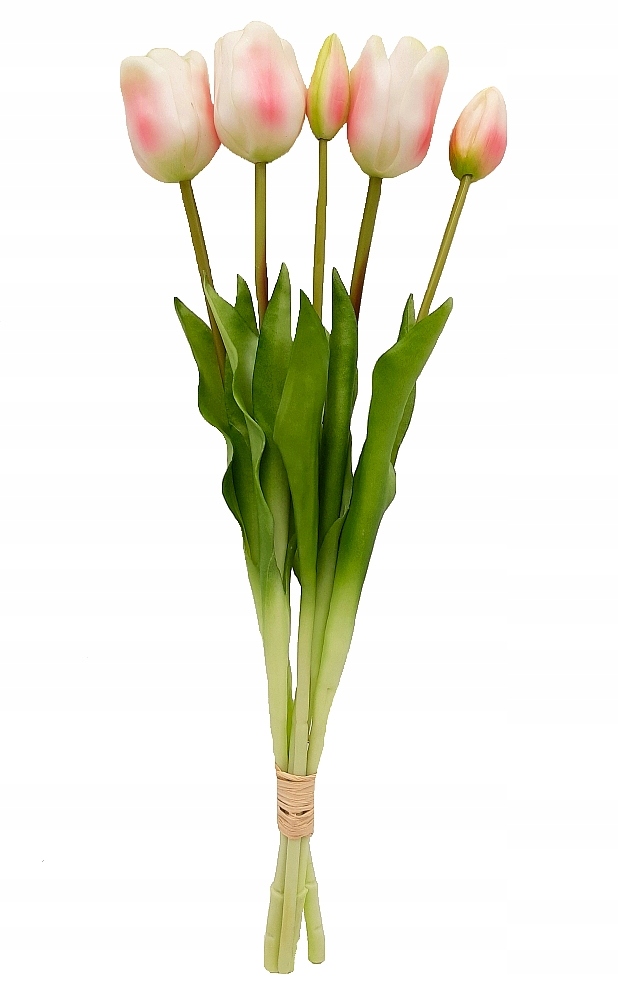 TULIPAN silikonowy bukiet 5 SZTUK tulipany 44 cm Typ tulipan
