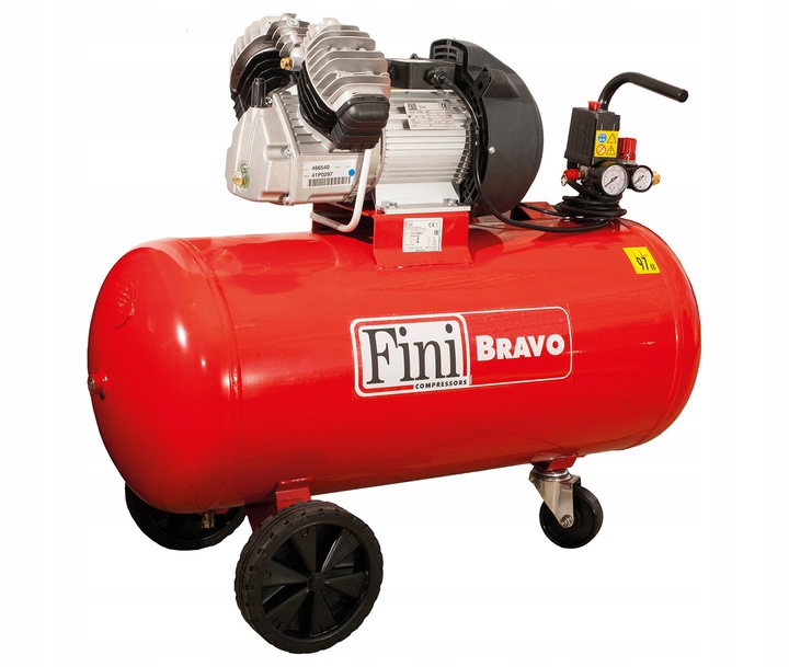 KOMPRESOR OLEJOWY 100L SPRĘŻARKA FINI 230V WŁOSKI