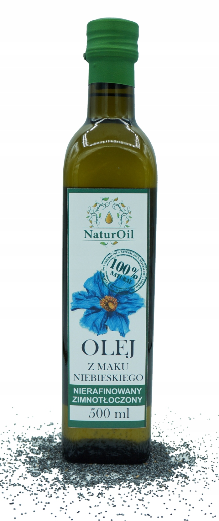 Levně Makový olej z modrého máku 500 ml NaturOil