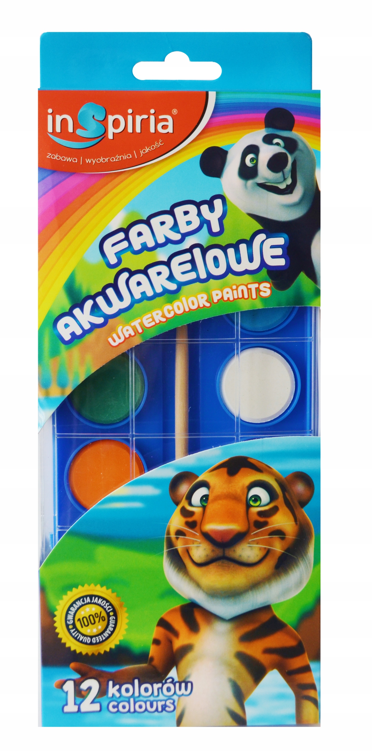farby akwarelowe 12szt INSPIRIA 3236 — 3