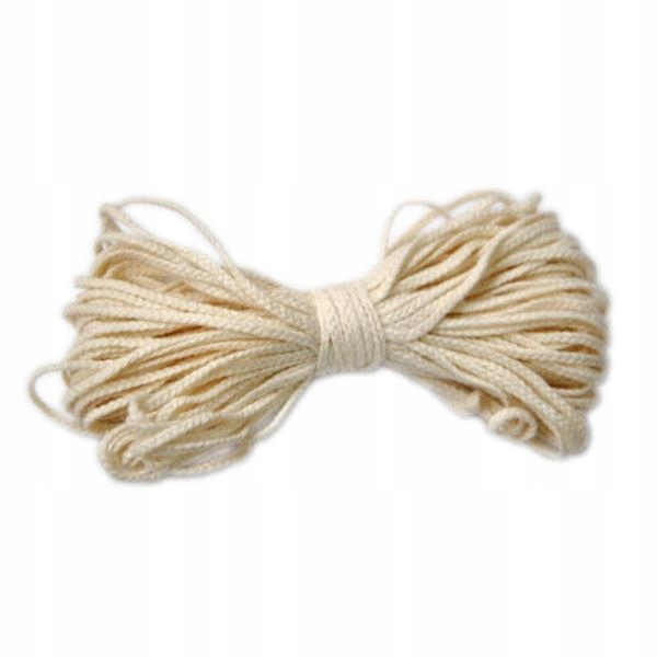

Knot bawełniany do świec 3x8- 20m