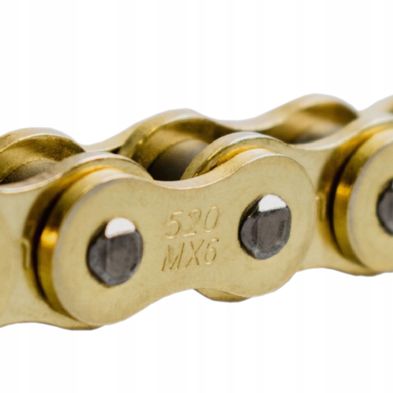 Hnací Reťazec Moto. Afam 520 Bez O-krúžku Zlatý (3740DAN)