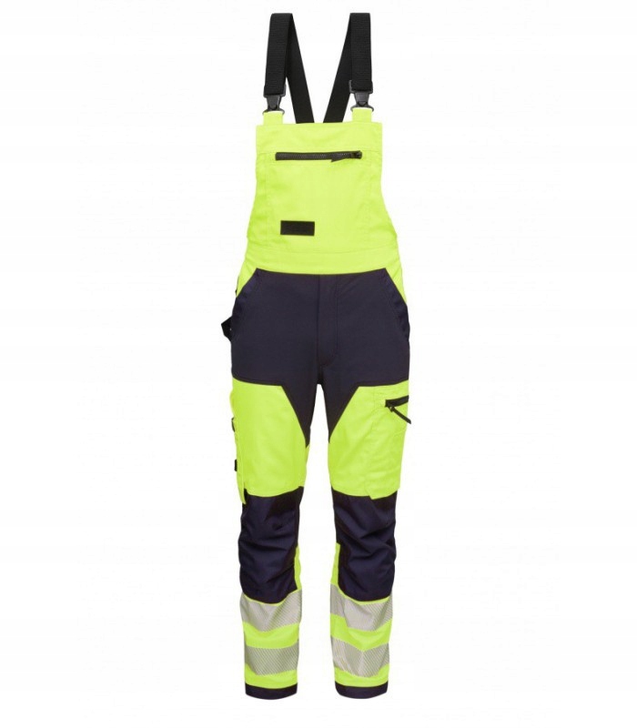 Ogrodniczki odblaskowe robocze BoSafety Mashup Hv 52