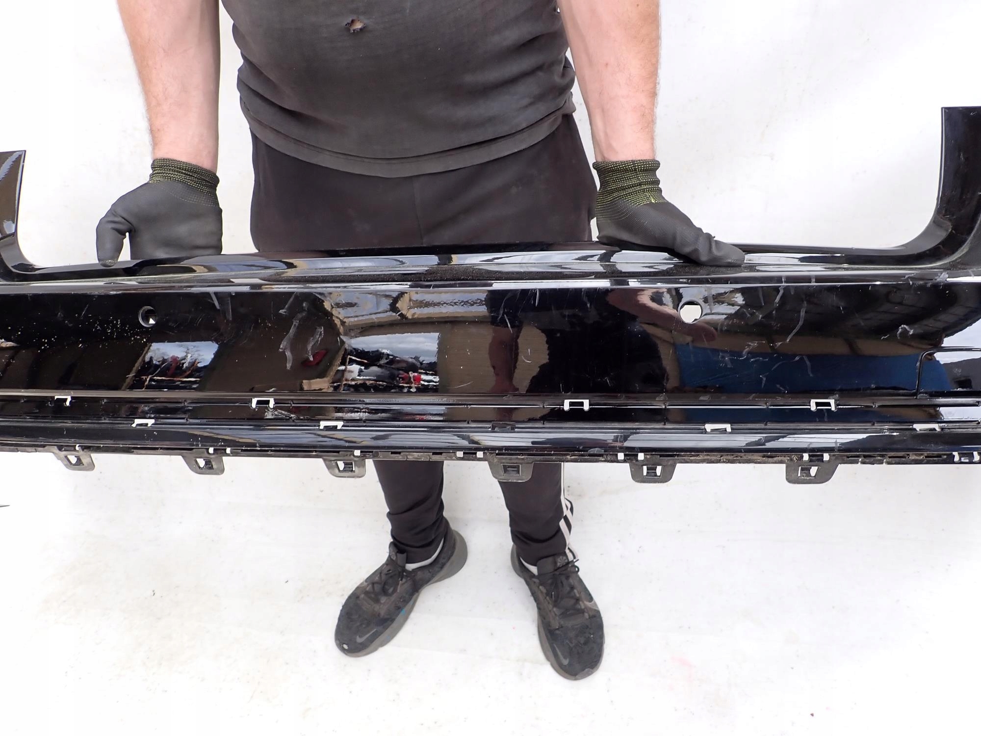 AUDI A4 B9 8W KOMBI S-LINE 15-19 bumper rear part rear 4XPDC