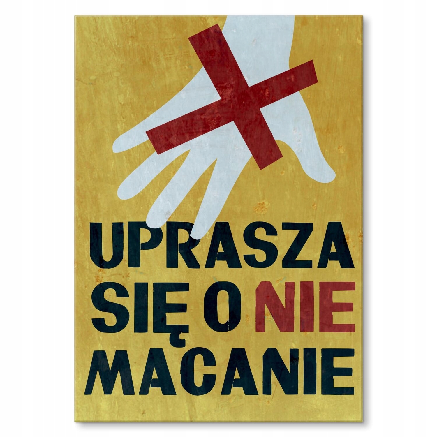 Kovový plakát Nemačkavý Dárek 30 x 42 cm