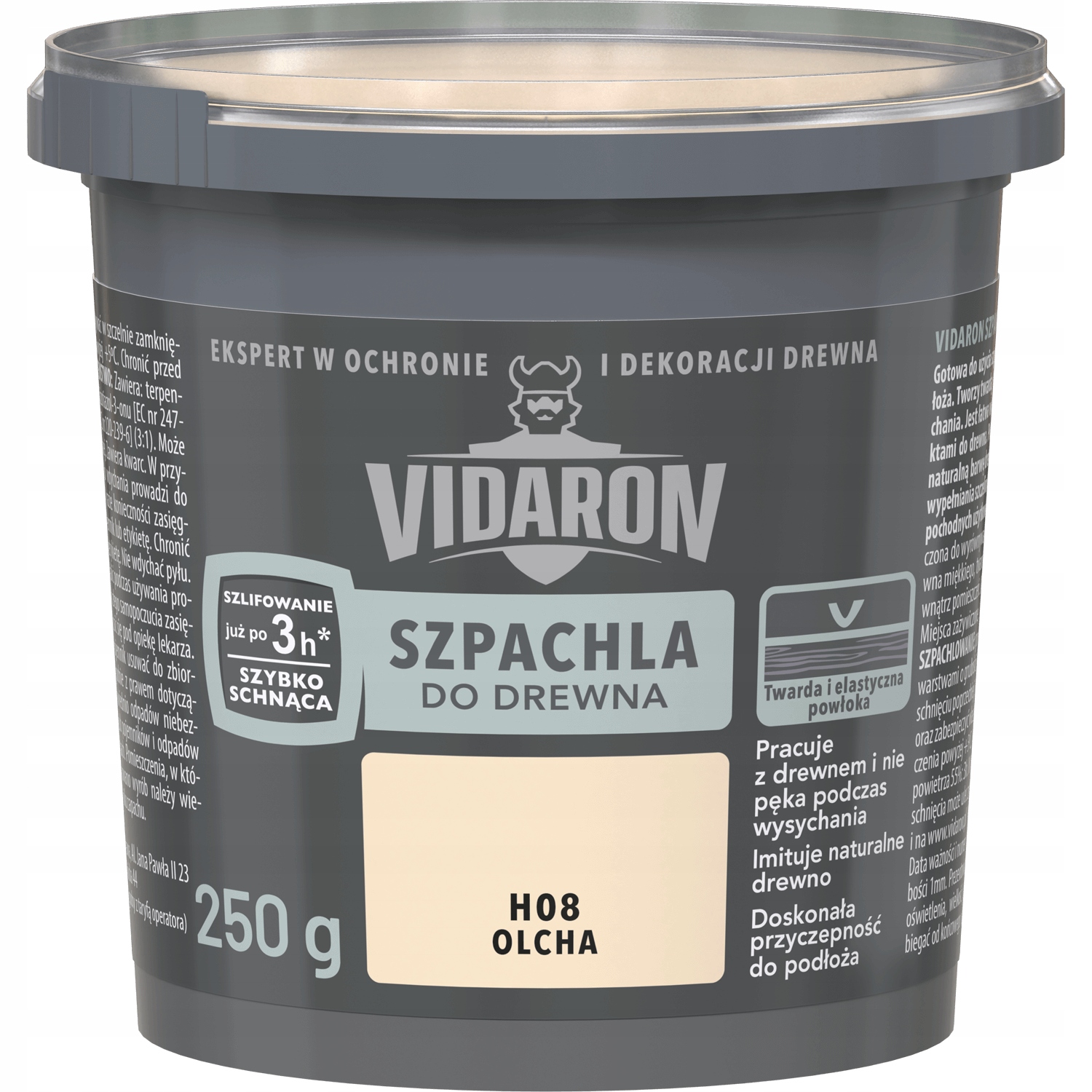 

Szpachla do drewna Vidaron H08 Olcha 0,25L