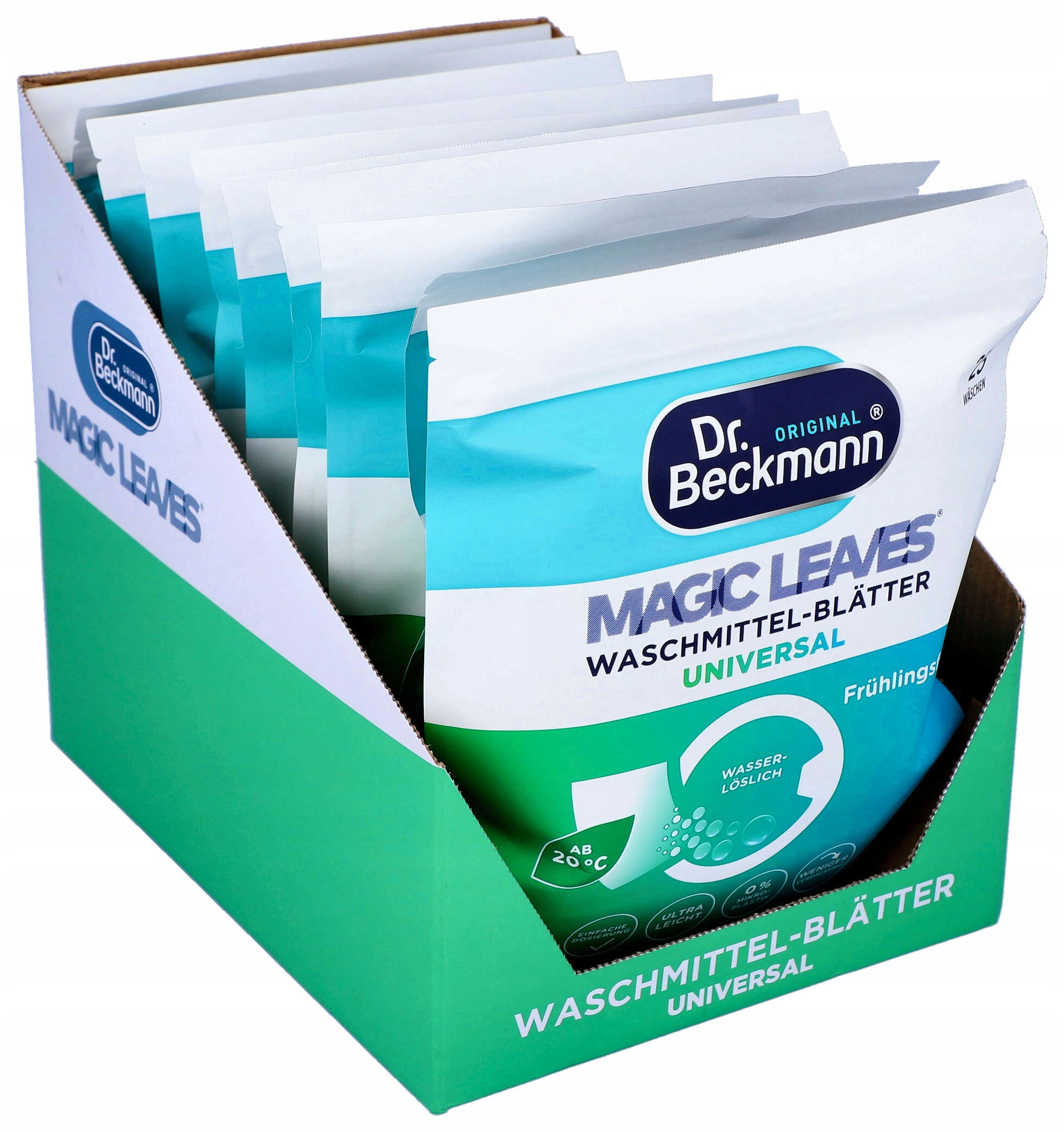 Set 10X Magické listy na praní bílého prádla Dr. Beckmann 25 kusů