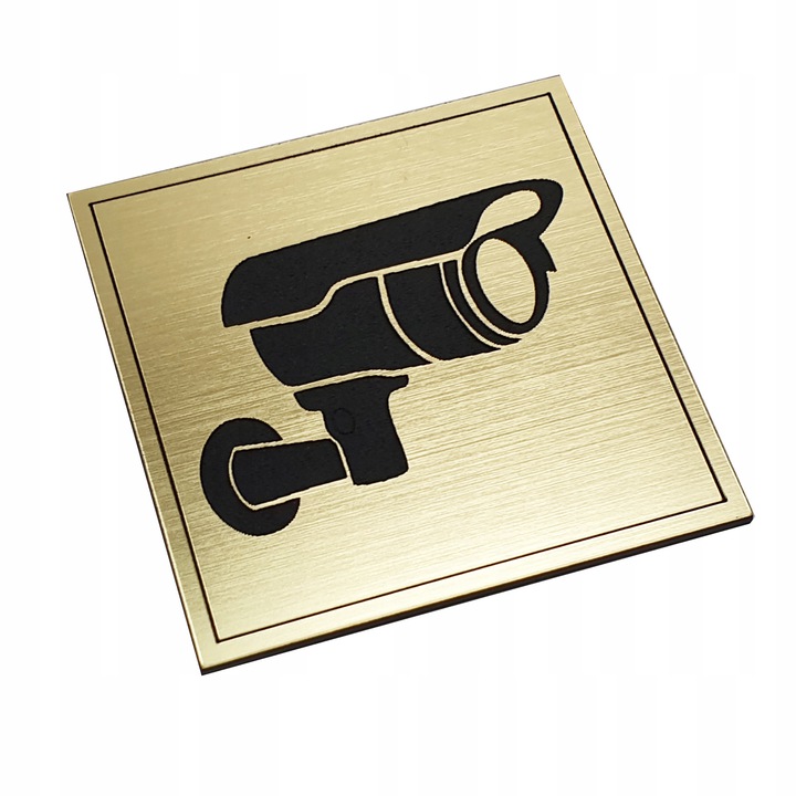 Tabliczka piktogram OBIEKT MONITOROWANY