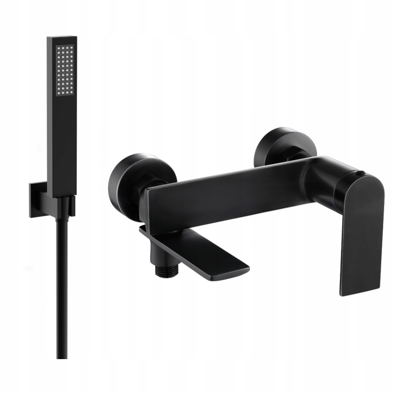 Mexen Zero vanová baterie se sprchovou sadou Černá