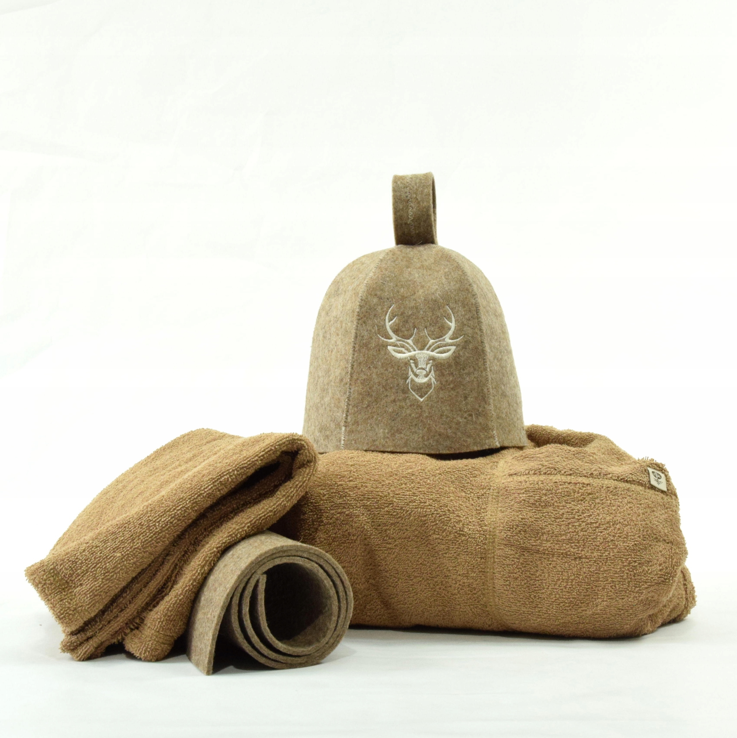 Čepice Klobouk do sauny Kilt Mata Ručník- Pánský set 4 cz velikost- M