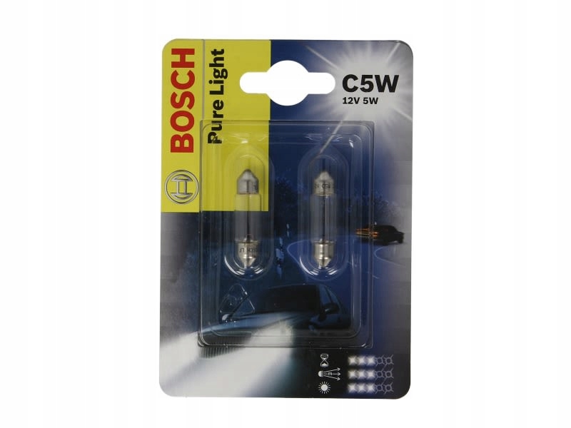 

Żarówka (2szt.) C5W 12V Bosch Pure Light