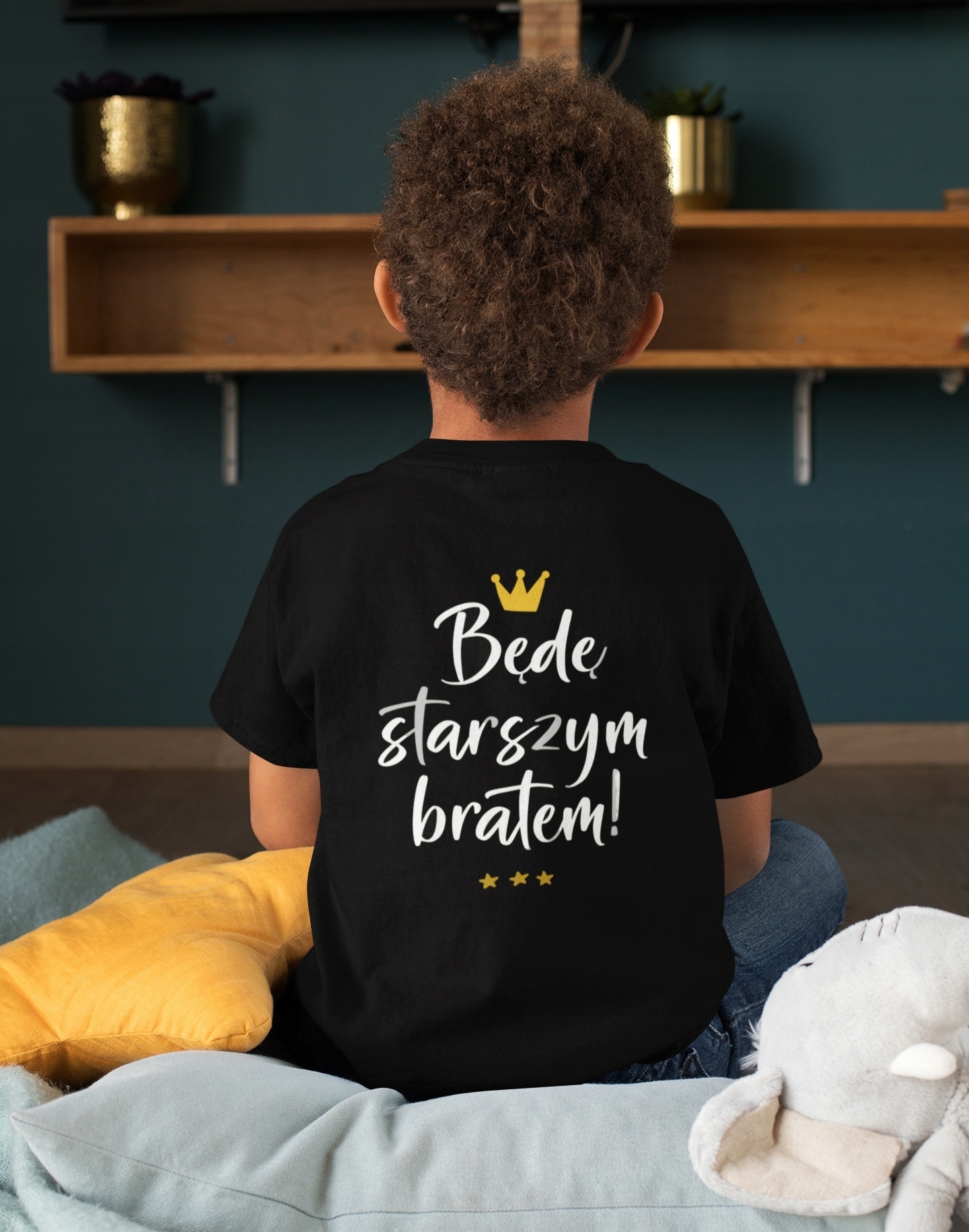 KOSZULKA BĘDĘ STARSZYM BRATEM PREZENT DLA CHŁOPCA Płeć chłopcy