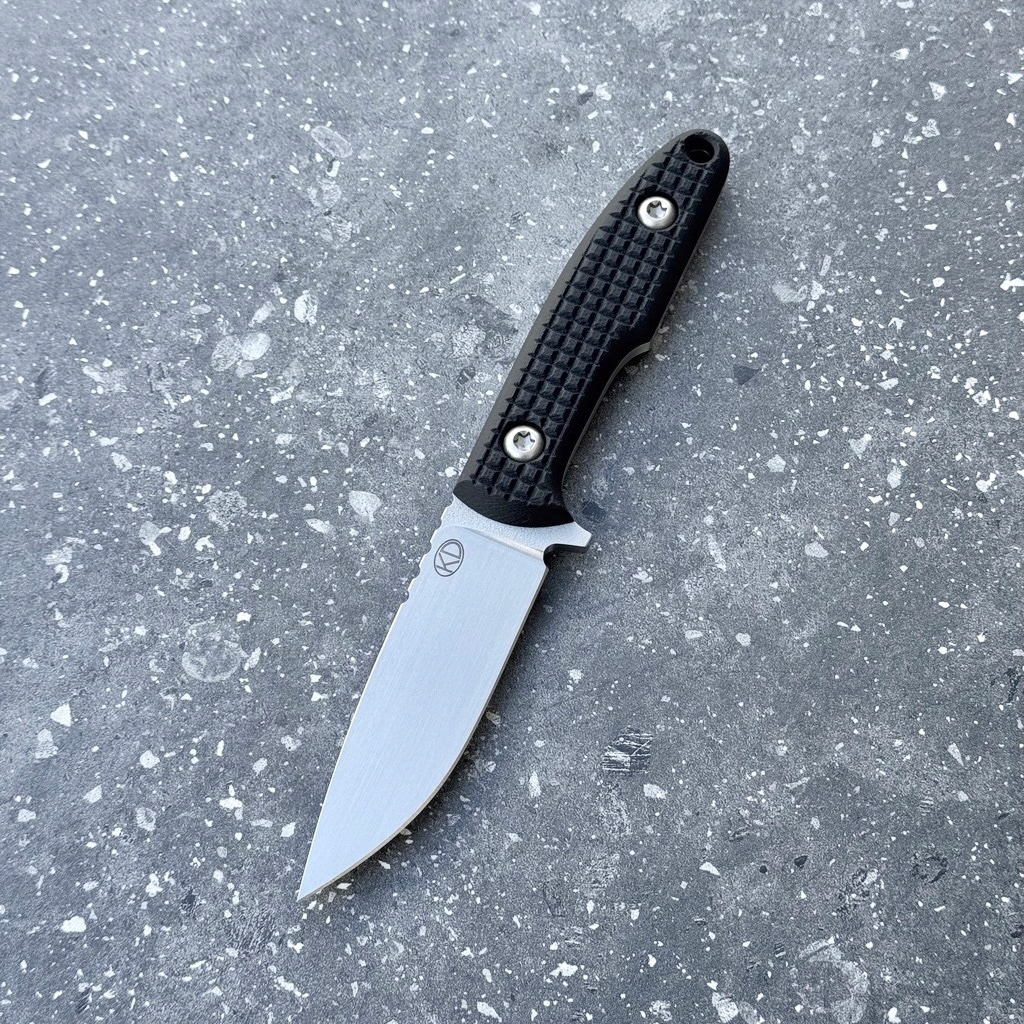 Nůž Kd Knives Kamil Długosz Sigma Trek|Satin M390 Black Textured G10 Kydex
