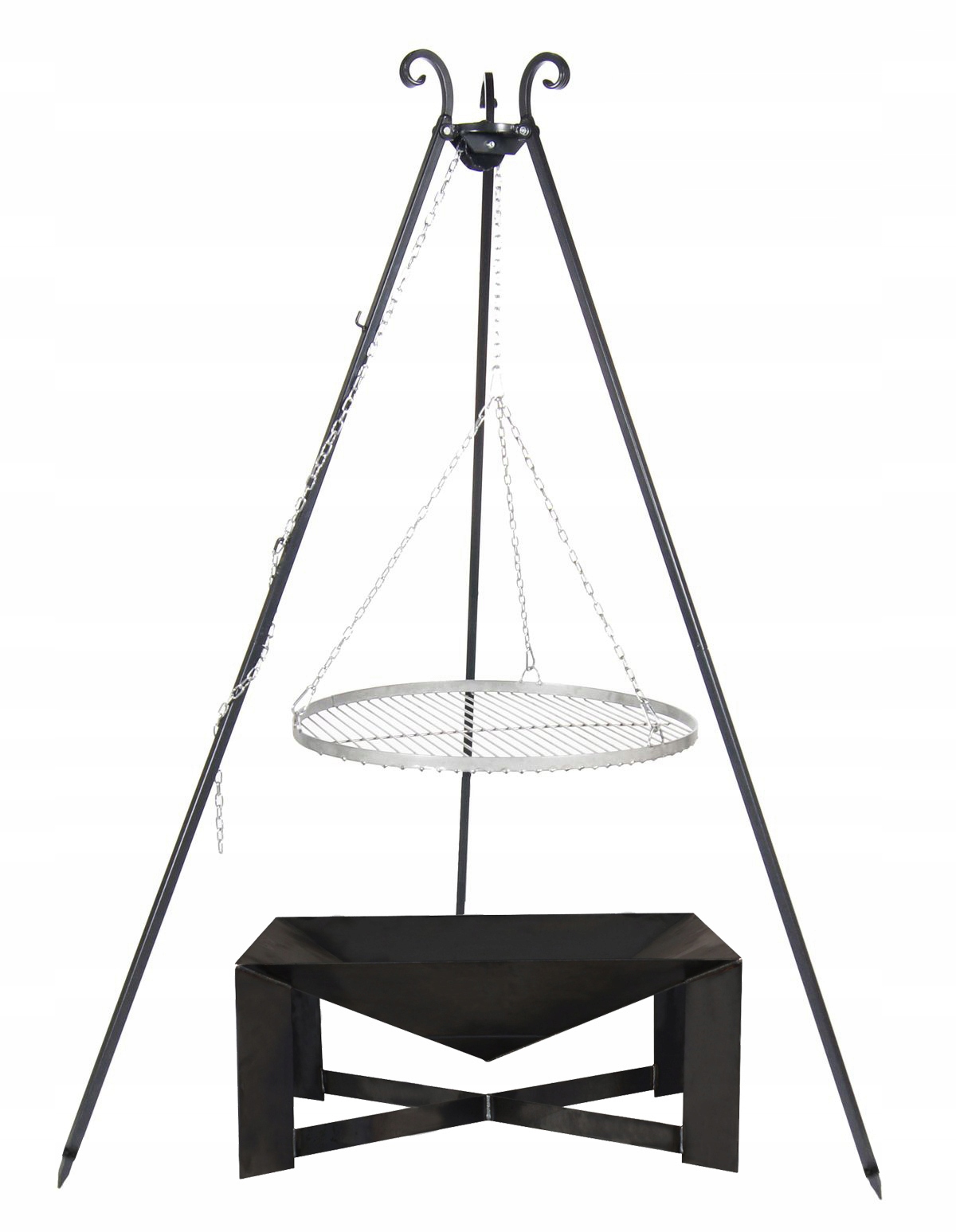

Grill Ogrodowy Wiszący Trójnóg Palenisko 70CM