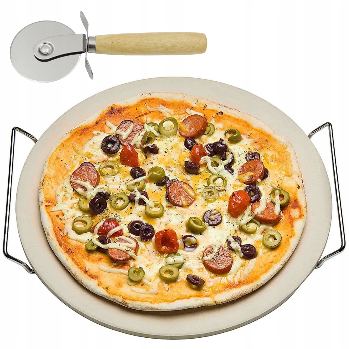 

Kamień Do Pieczenia Pizzy Chleba Radełko 33 cm
