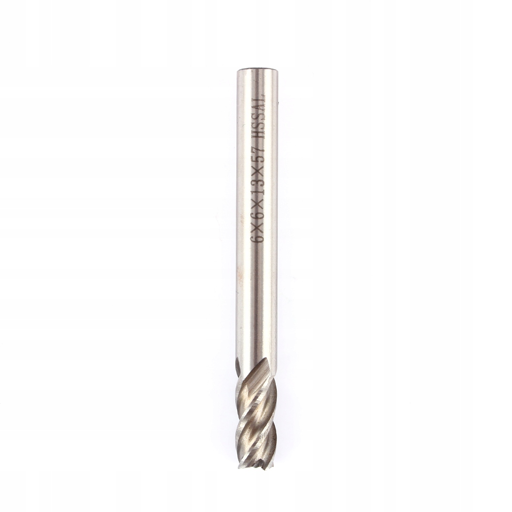 4 FLUTE END MILL 6MM*6MM*13MM*57MM HSS-AL Zastosowanie inne