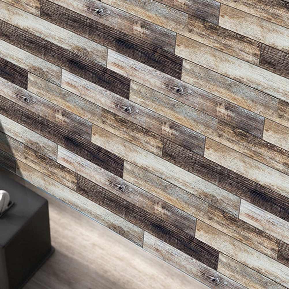 Naklejka ścienna Tablica z ciemnego drewna Producent inna