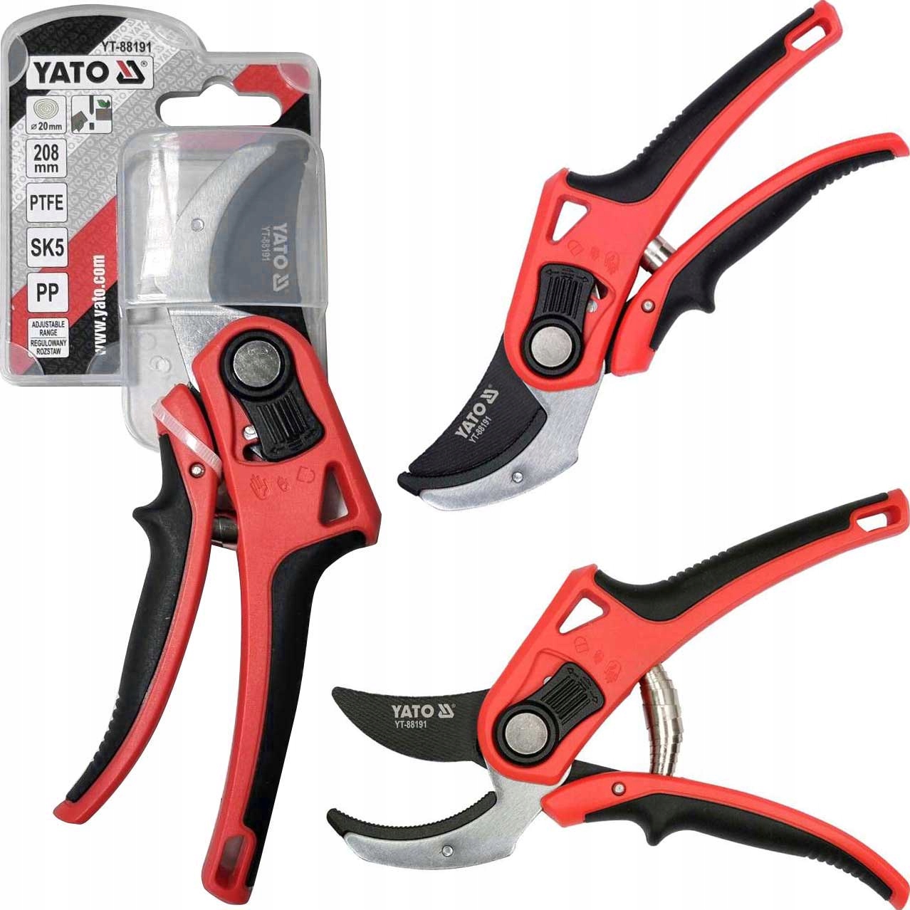 

Sekator Kowadełkowy Ogrodowy Do Gałęzi Regulowany