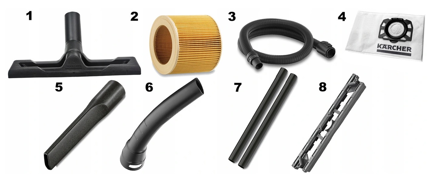 ПЫЛЕСОС ДЛЯ ПРАЧЕЧНОЙ KARCHER кВтD3 + ВСАСЫВАЮЩИЙ НАБОР С питанием от сети