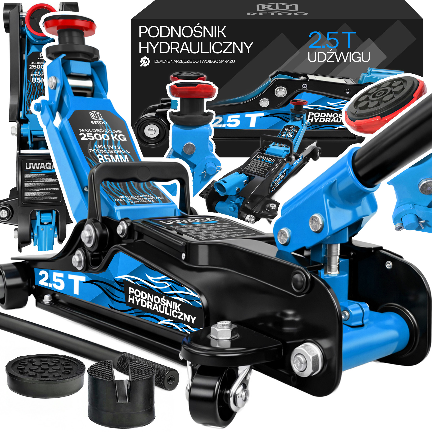 Hever Autodvířka Nízkoprofilový Hydraulický 85 380 mm 2,5T