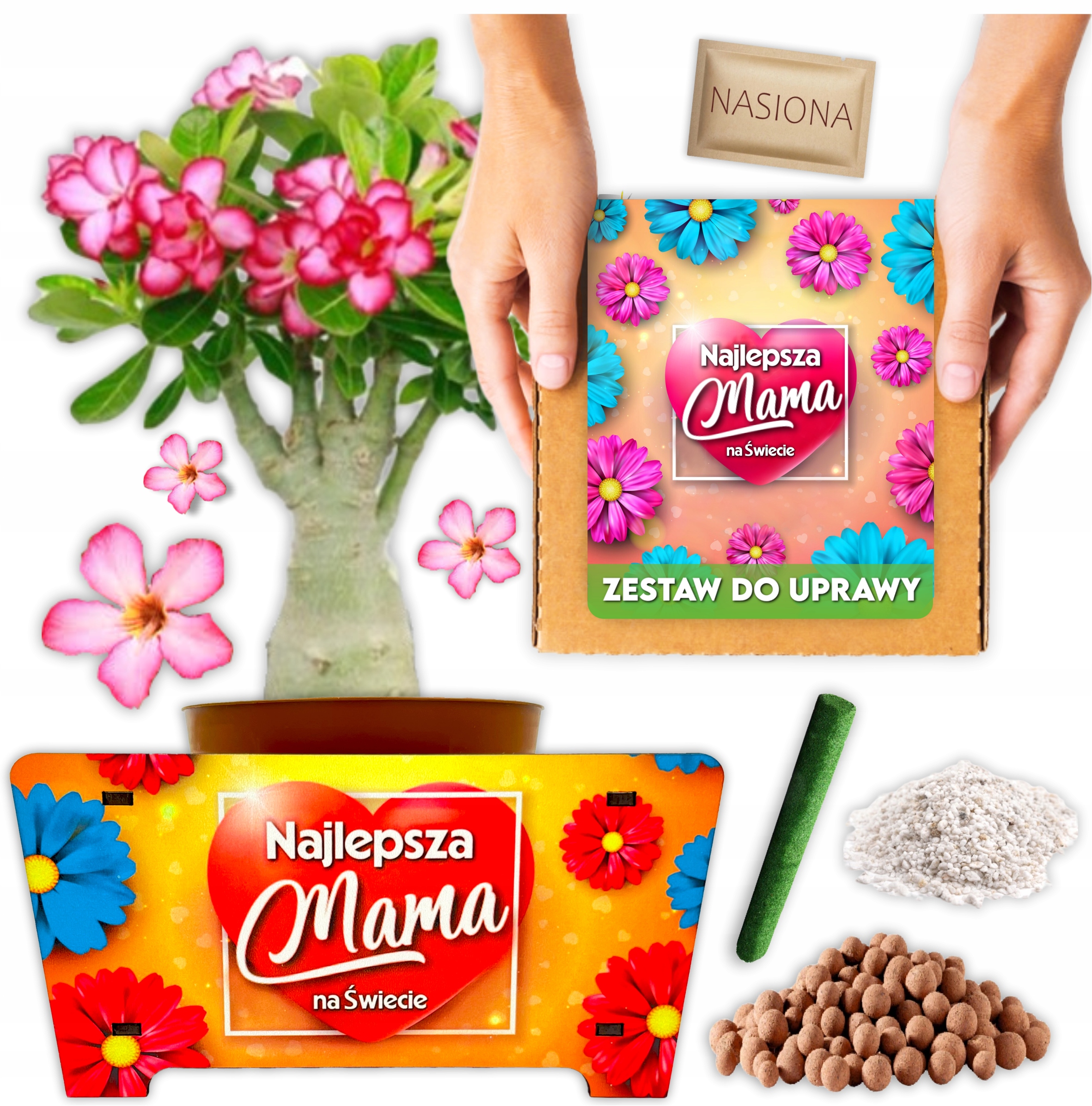 

na Dzień Matki Róża Pustyni Zestaw Mamy