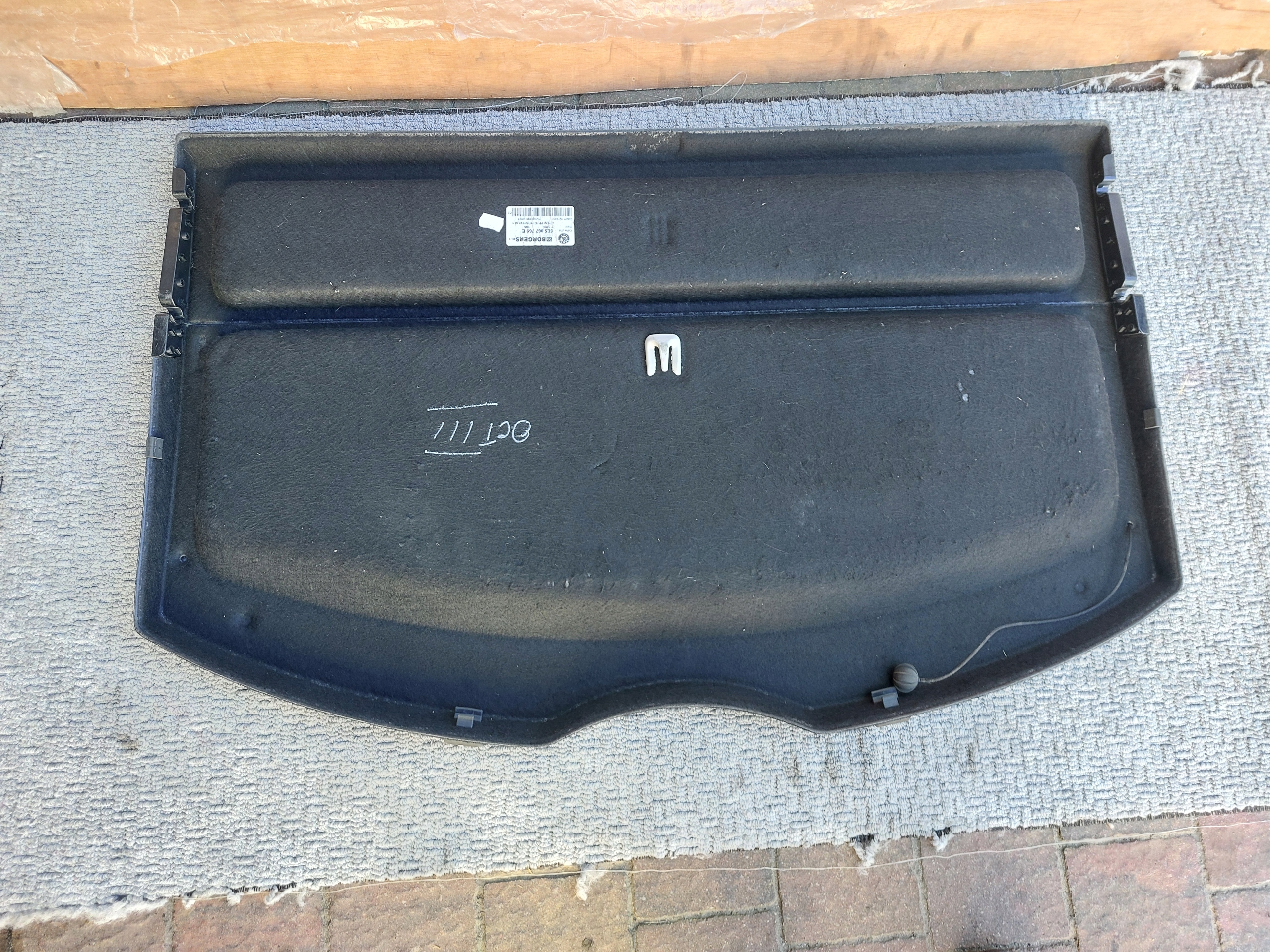plato boot rear part rear Skoda Octavia III HB