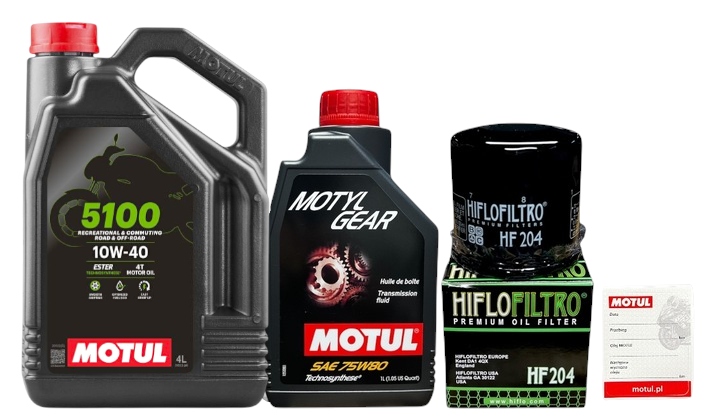 Zestaw Olejowy Yamaha Yfm Grizzly 550 700 Motul