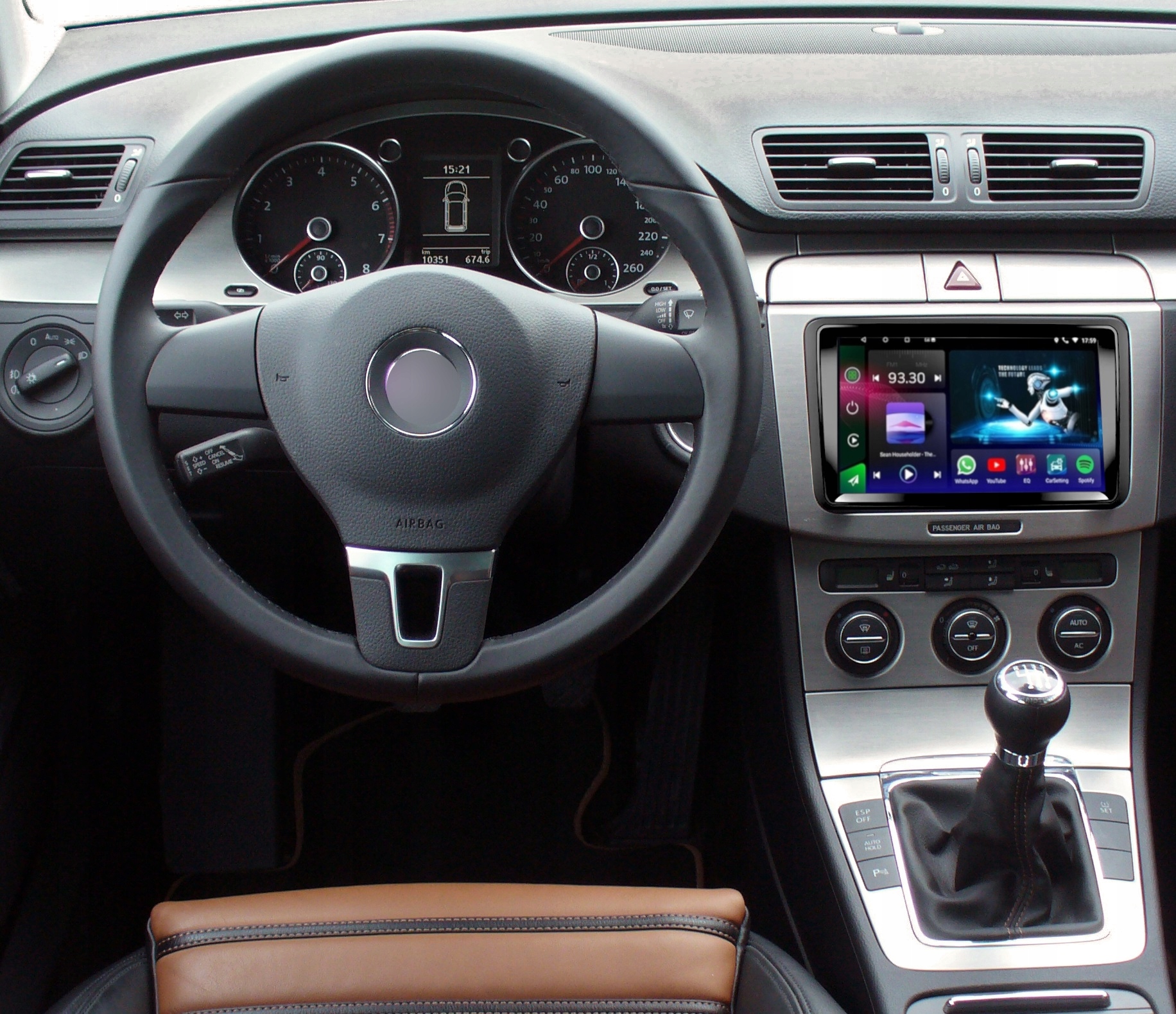 RADIO GPS ANDROID AUTO CARPLAY SKODA FABIA OCTAVIA Funkcje ekran dotykowy korektor dźwięku odtwarzanie muzyki z iPhone'a/iPoda