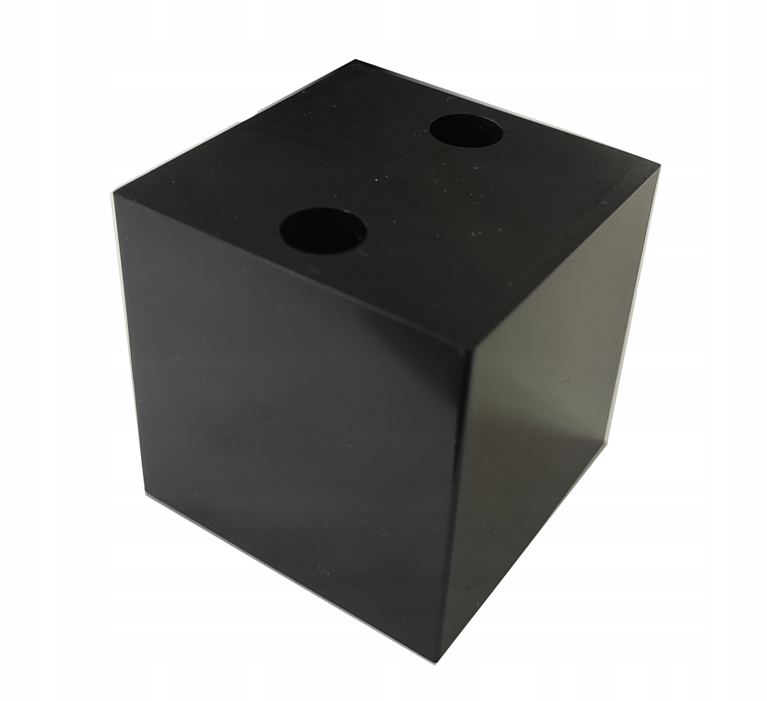 

Nóżka stopka meblowa 50x50x50 mm Czarna kwadrat