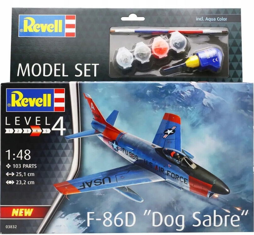 Model pro skládání Revell F-86D Dog Sabre barvy kl