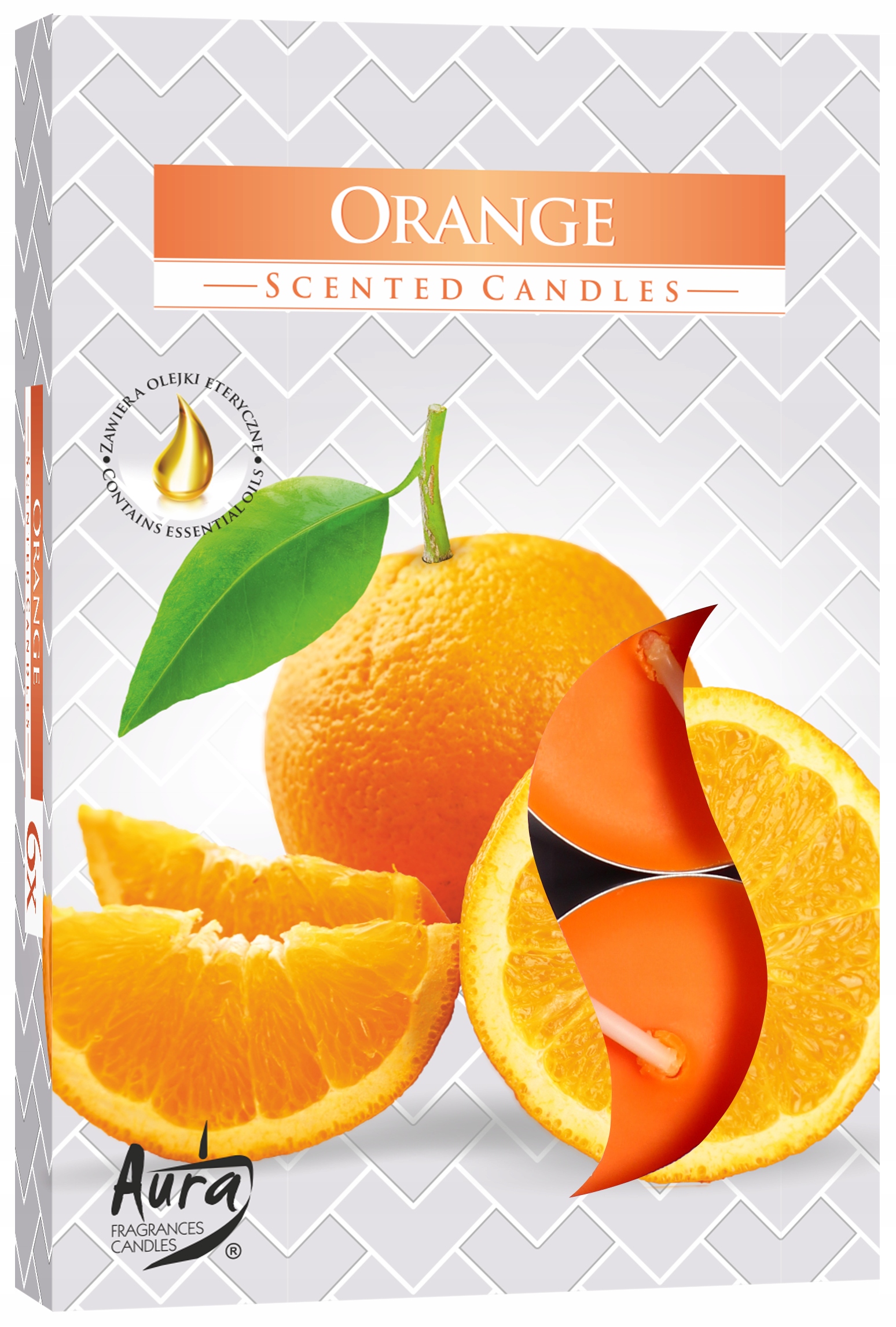 

Podgrzewacze zapachowe Bispol Orange p15-63 6szt.