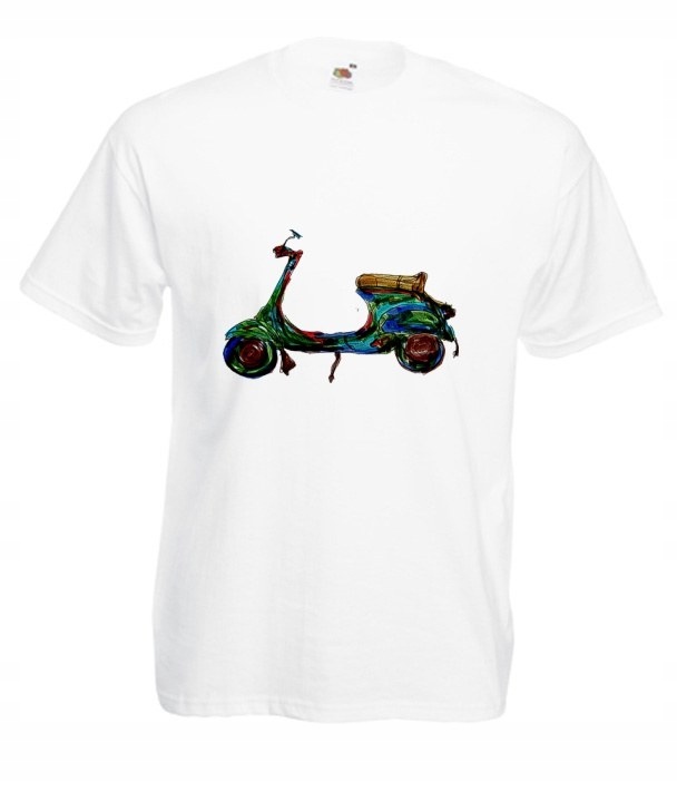 

Koszulka Męska Skuter Skutery Wzory