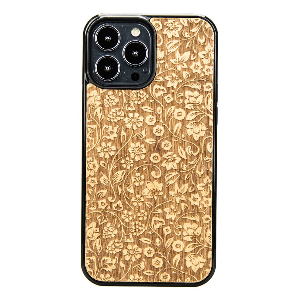 Pouzdro Bewood pro iPhone 13 Pro Max Polní Květiny Aniegre