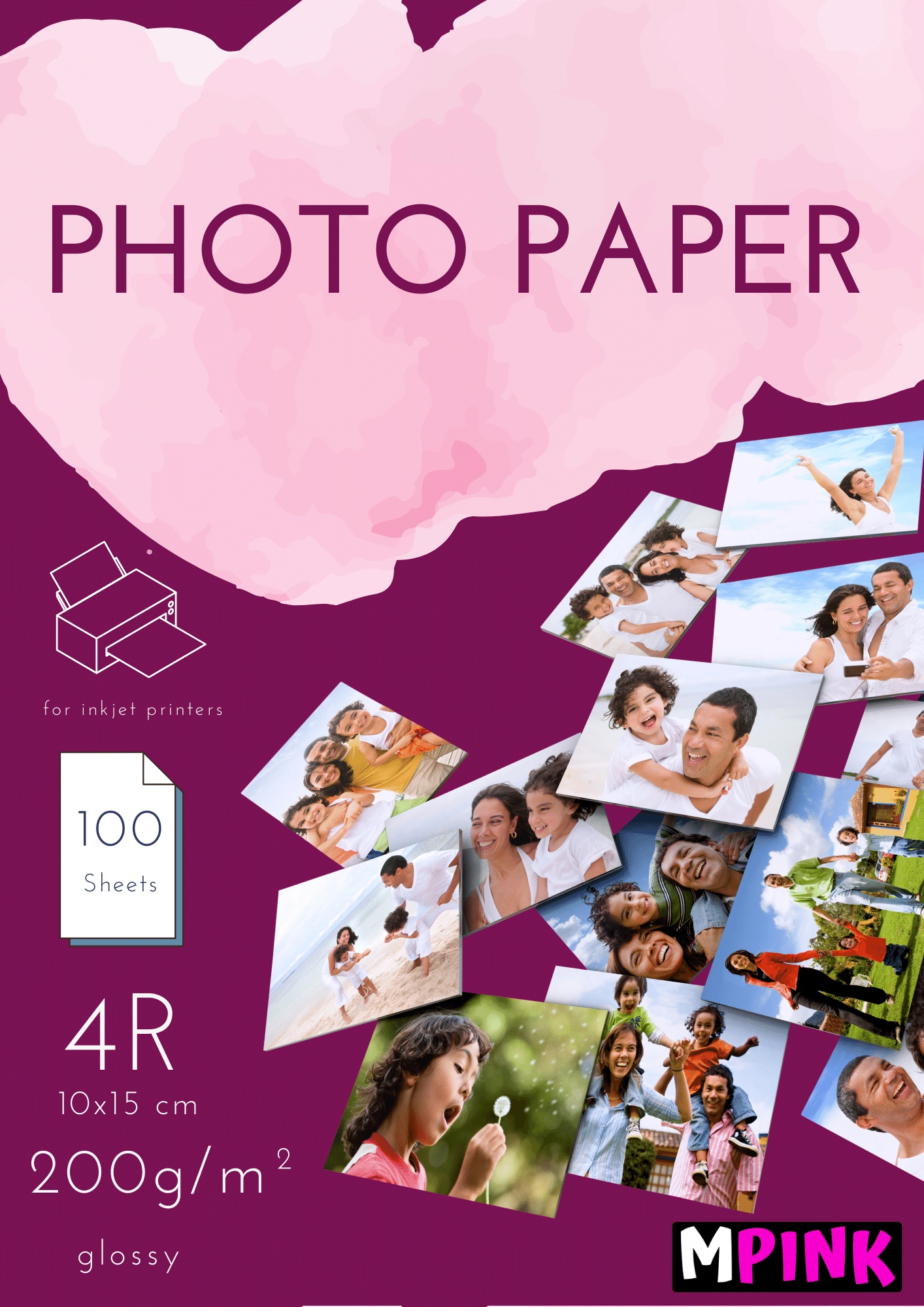 

Papier Fotograficzny Błyszczący 10x15 200g 100 szt
