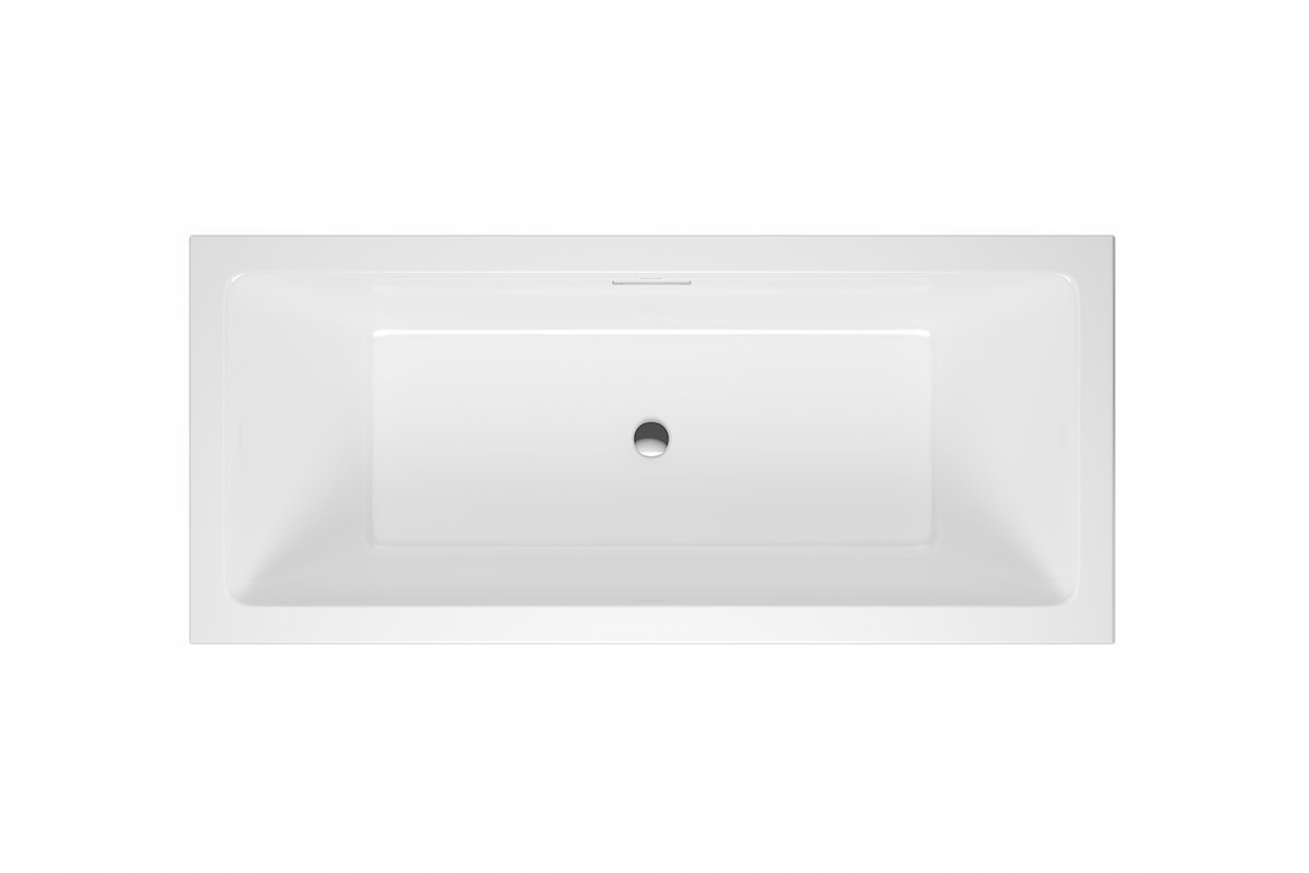 Obdélníková vana Lamia Heaven slim 180x80 chrom