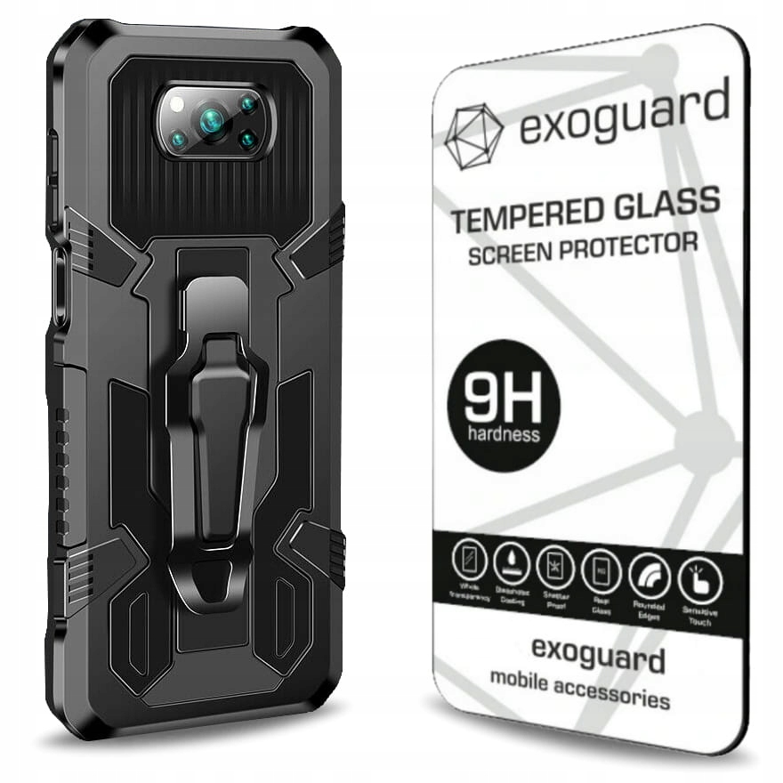 

Etui Case Pancerne+szkło do Xiaomi Poco X3 Pro
