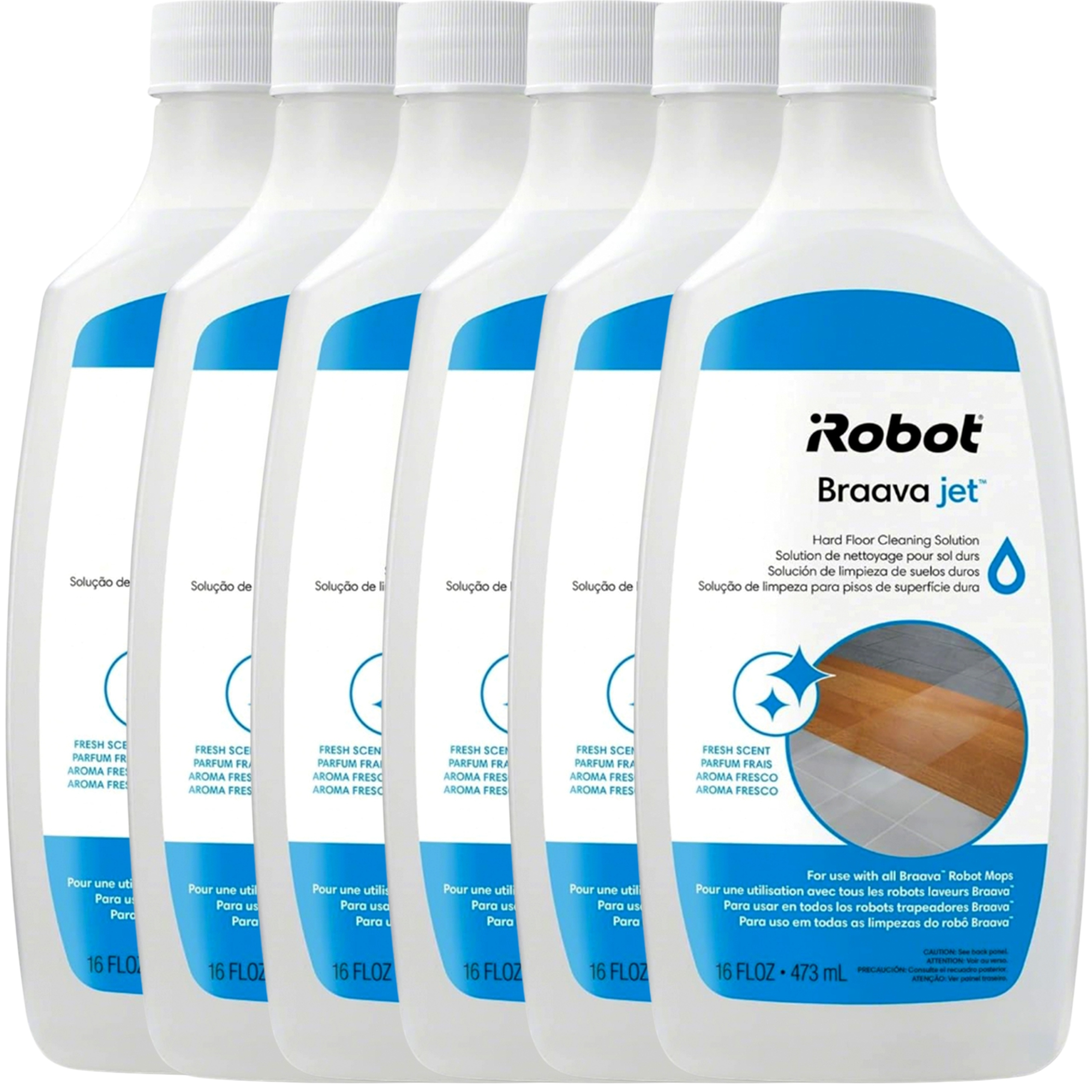 6x Płyn, Koncentrat iRobot Braava Jet M6, Roomba Combo i/j/105/205/405/505