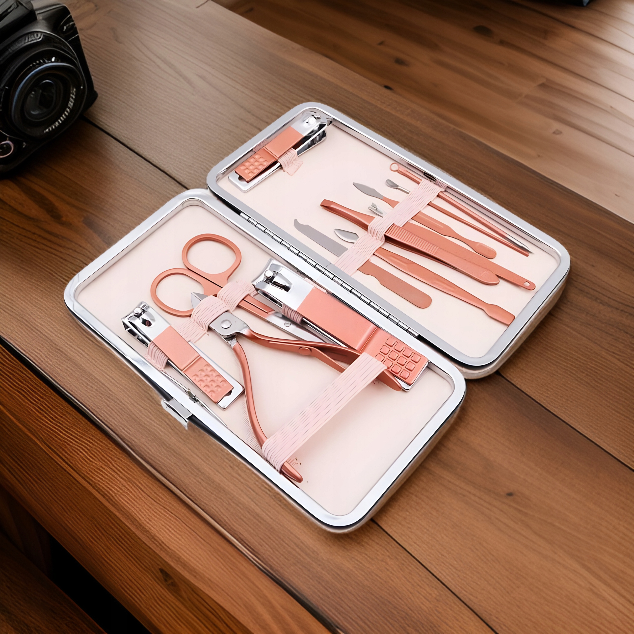 PROFESJONALNY ZESTAW DO MANICURE | 12 SZTUK NARZĘDZI | PIELĘGNACJI PAZNOKCI Kod producenta 5905954890873