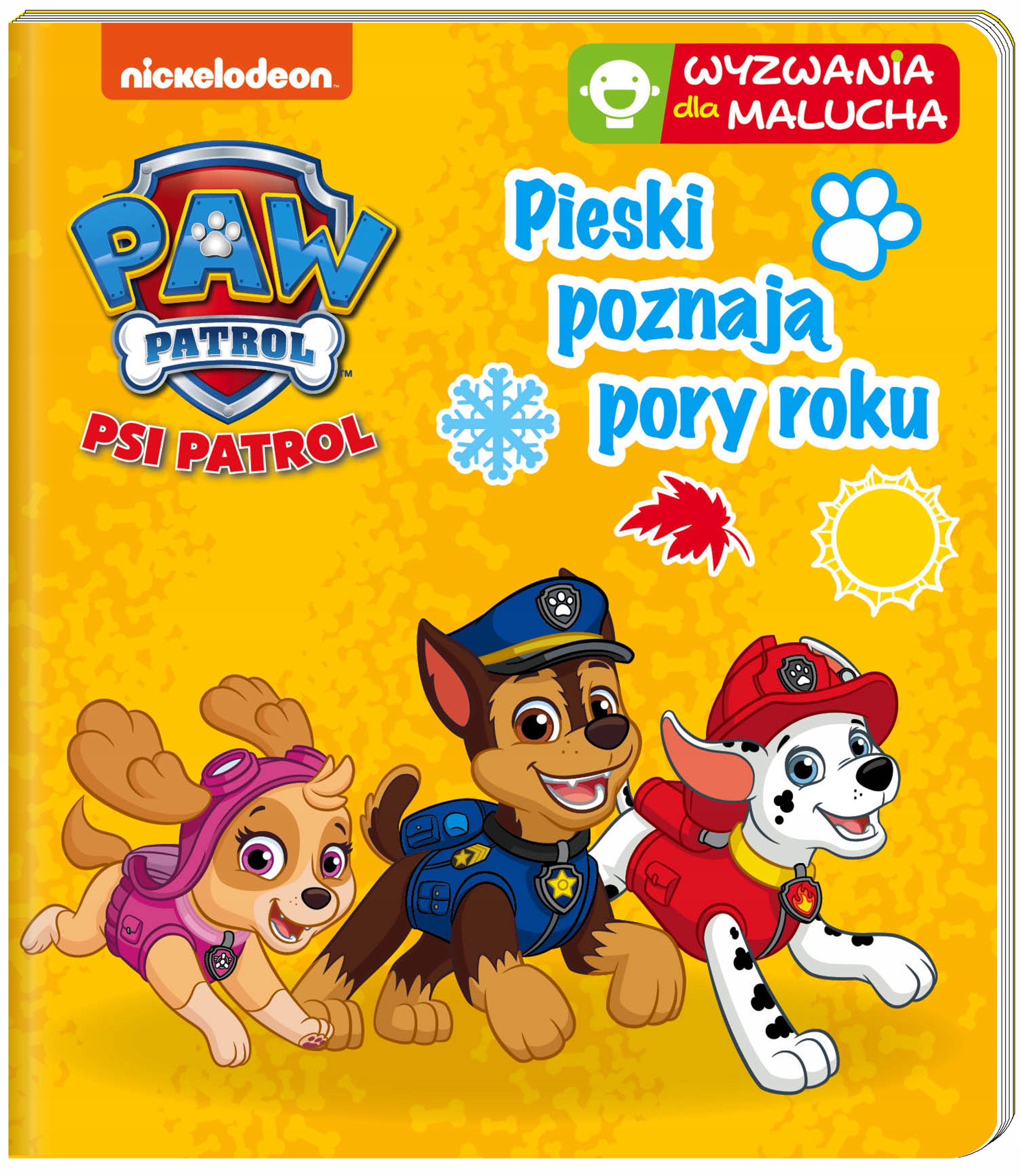 

Psi Patrol Wyzwania dla malucha Pieski i pory roku