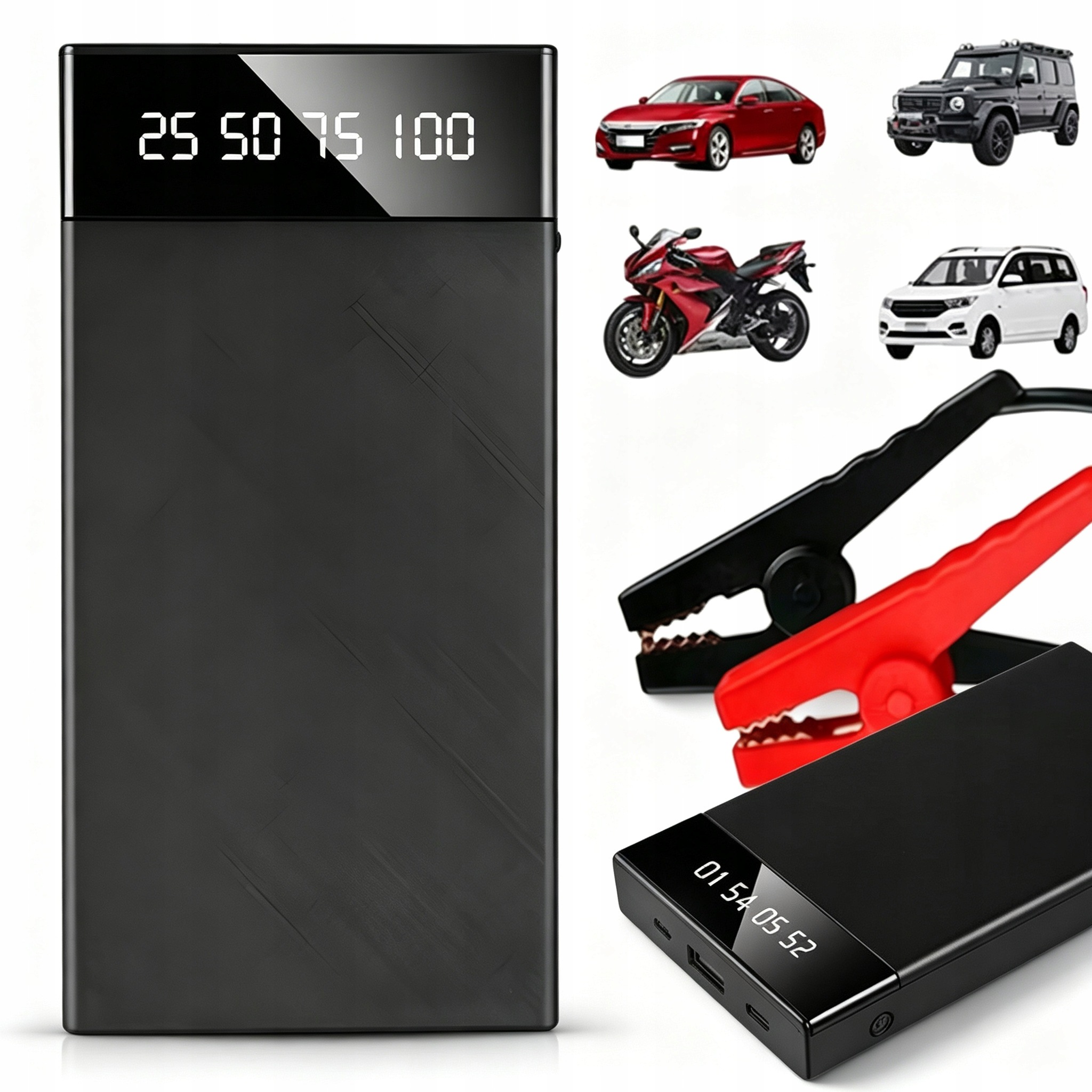 Startovací Zařízení Do Auta 12V Powerbanka 10000MAH Ultratenká